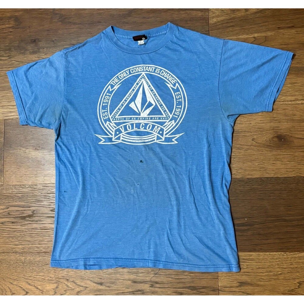 Vintage Y2K Volcom T-Shirt Skater Surf Grunge Men’s Size Medium